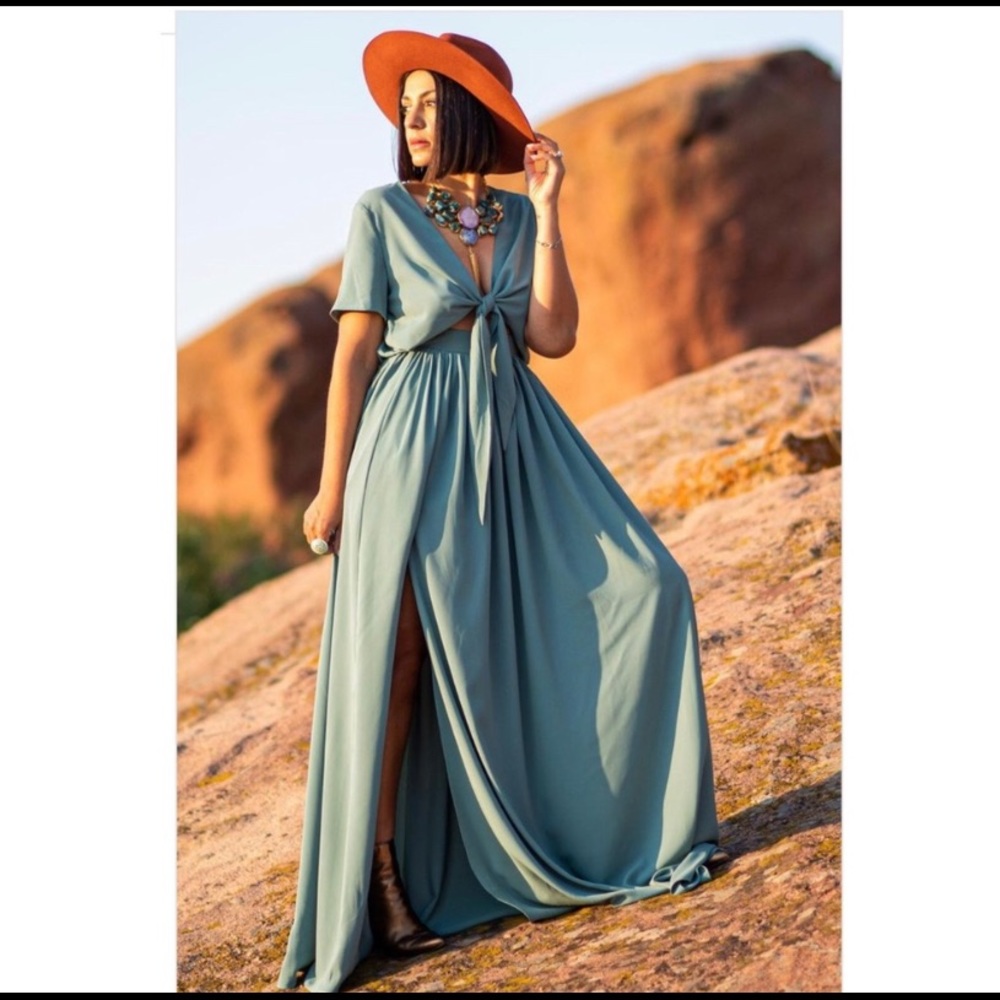 By Egreis Blue Maxi Dress